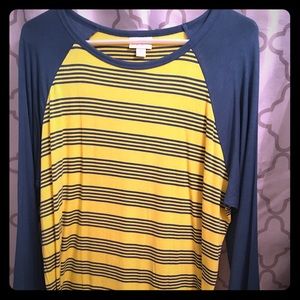 Bnwt Lularoe Striped Randy XL